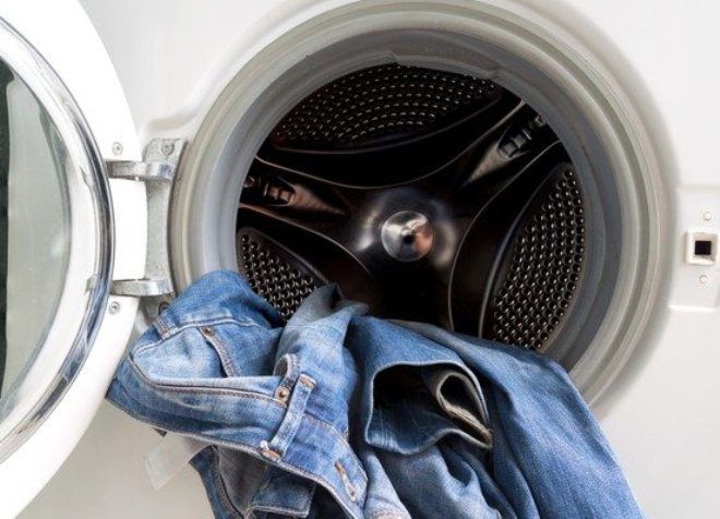 bagaimana untuk mencuci jins dalam mesin basuh