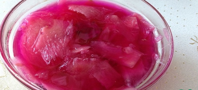 Pink želė imbieras - receptas namuose