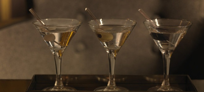 Martini koktail dengan vodka - resipi