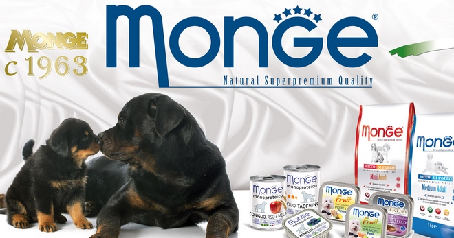 Šunų maistas Monge - asortimento apžvalga