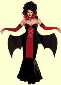 костюм вампирши на хэллоуин 1