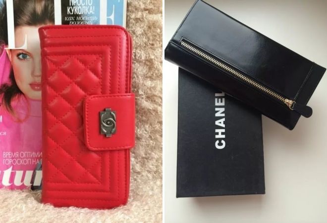 dompet kulit wanita Chanel