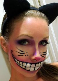 макияж кошки на хэллоуин 11