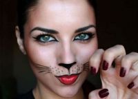 макияж кошки на хэллоуин 6
