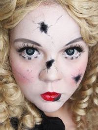 Make-up untuk anak patung Halloween 3
