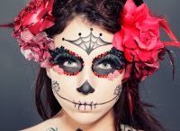 Helovinas skeleto kosmetika 2