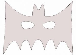 bagaimana untuk membuat topeng Batman1