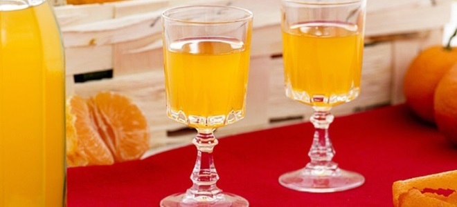 tangerine tincture on vodka