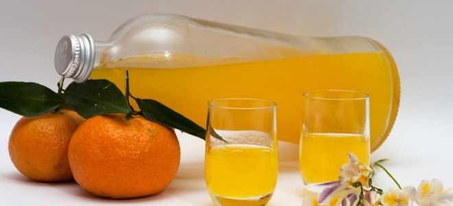 Berwarna moonshine pada resipi mandarin kering kering