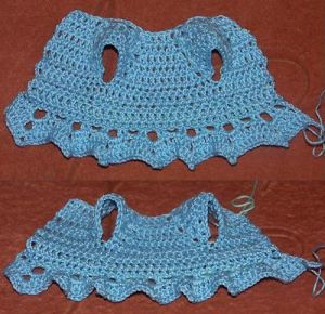 pakaian crocheted 7