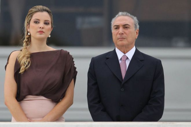 Brazilijos prezidentas ir jo žmona