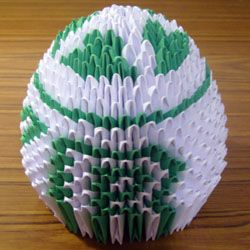 оригами пасхальное яйцо 9 2