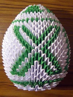 оригами пасхальное яйцо 9 3
