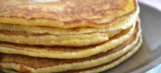 Pancake pada oat dan semolina