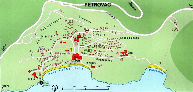 Petrovac žemėlapyje