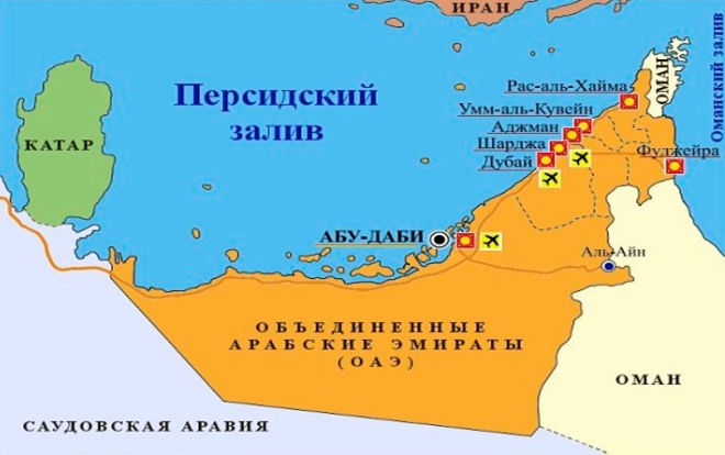 Ras al-Khaimah di peta