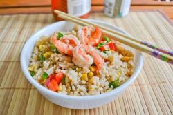 ryžiai su krevetės receptu