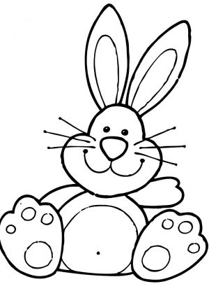 7 рисунок зайца для детей