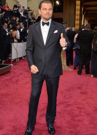 Leonardo DiCaprio semasa pembentangan Oscar 2014