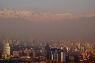 Santiago - smogas per miestą