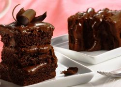 kek coklat resipi mudah