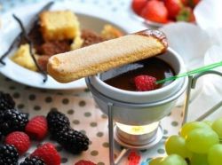 resipi coklat fondue dalam multivark