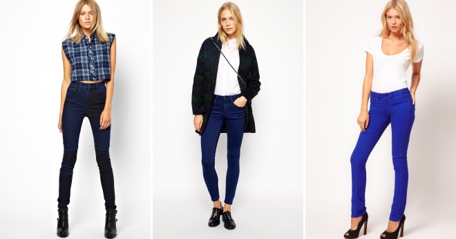 Jeans biru - gaya yang paling bergaya dan apa yang perlu dipakai?