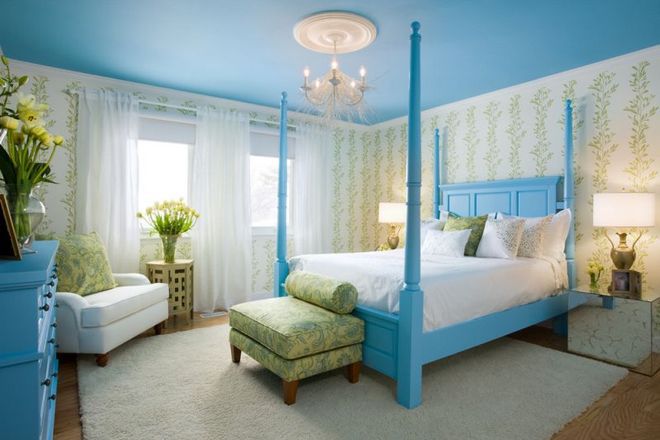 bilik tidur biru