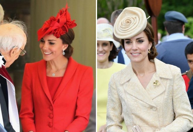 Kate Middleton skrybėlės
