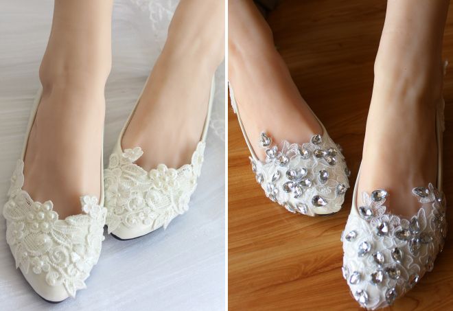 scarpe da sposa con strass