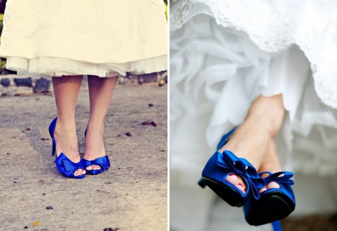 scarpe da sposa colorate