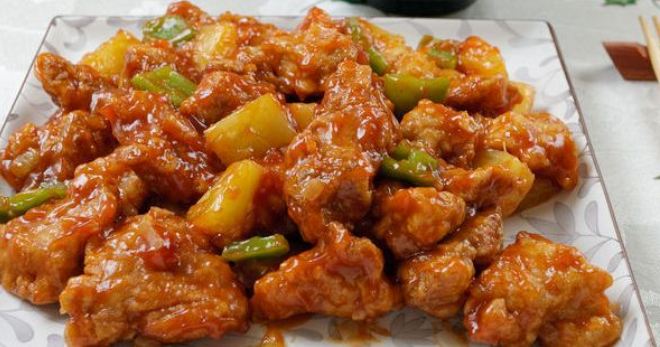 Babi dalam bahasa Cina - resipi untuk hidangan lazat panas dan masam manis