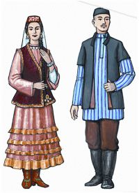 Costume popolare femminile tataro 3