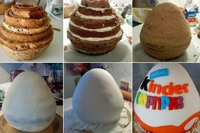 Cara Membuat Masterclass Surprise Cake Kinder 10