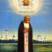 St. Seraphim of Sarov membantu dengan