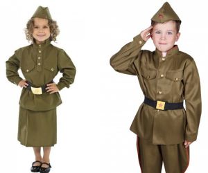pakaian seragam tentera untuk kanak-kanak pada 9 Mei 6