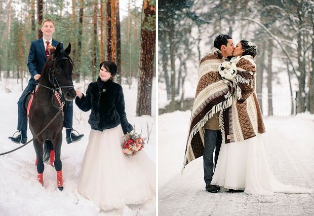 冬の結婚式のphotosession20